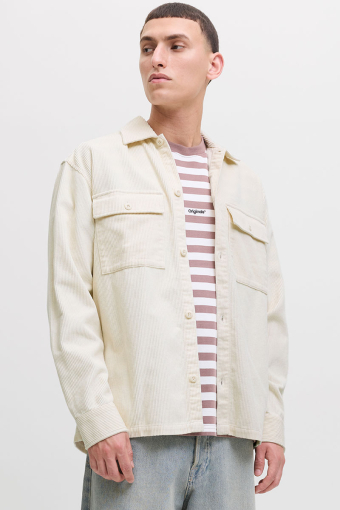 Perfect Corduroy Overshirt Antique White