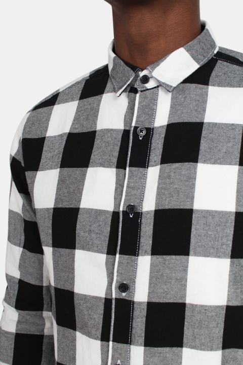 Only & Sons Gudmund Ls Checked Koszule Cloud Dancer