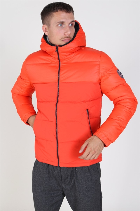 Jack & Jones Oscar Kurtki Hood Cherry Tomata