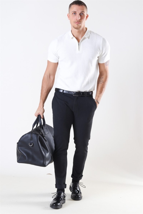 Jack & Jones Blabristol Dzianina SS Polo Blanc de Blanc