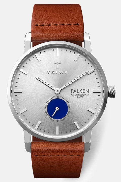 Triwa Fast Blue Eye Falken Zegarki Brown Classic