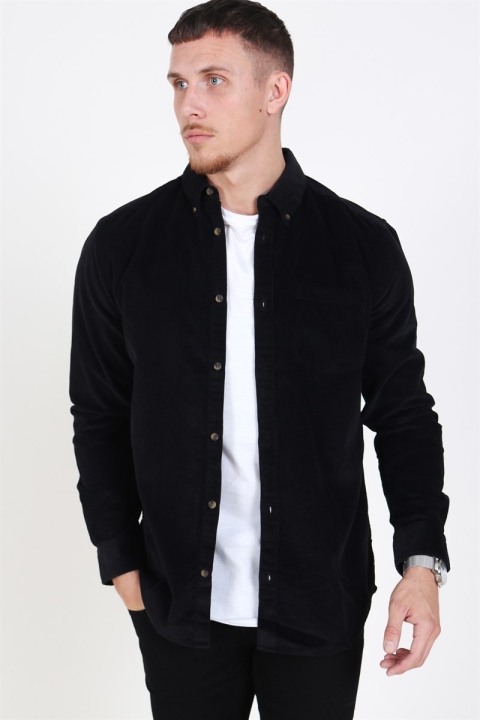 Only & Sons Georg Solid Corduroy Koszule Black