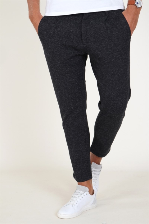 Just Junkies Linus Slim Wool Spodnie Antracite