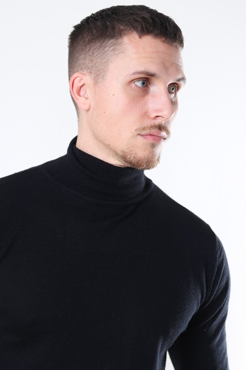Clean Cut Copenhagen Merino Wool Roll Dzianina Black