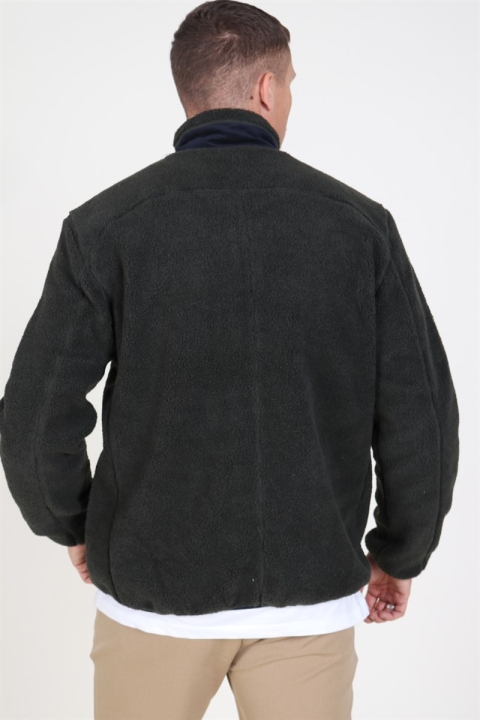 Only & Sons Dominic Sherpa Highneck Kurtki Forest Night