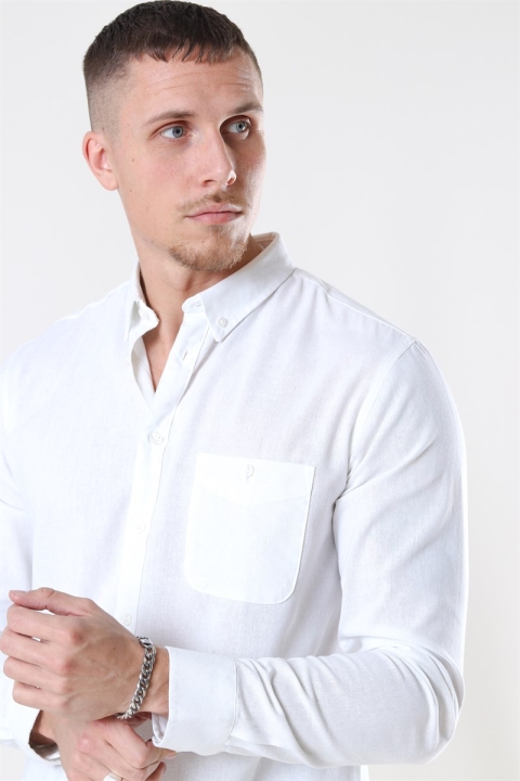 Kronstadt Johan Linen Koszule White