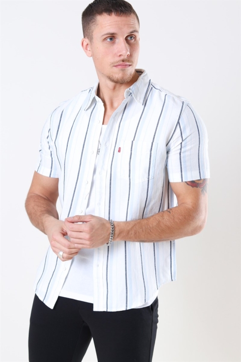 Levis Classic 1-Pocket SS Koszule Alton Cloud Dancer