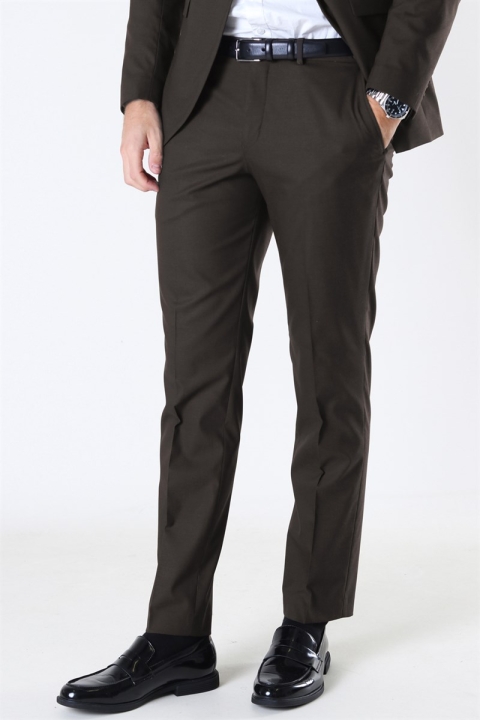 Selected Slim Mylo Logan Spodnie Coffee Bean