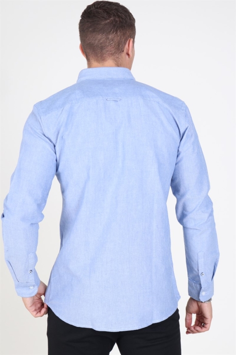 Only & Sons Oliver Organic Oxford Koszule Blue Bell