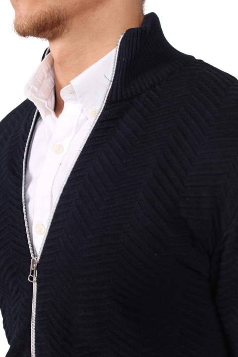 Kronstadt Carlo Zip Dzianina Navy