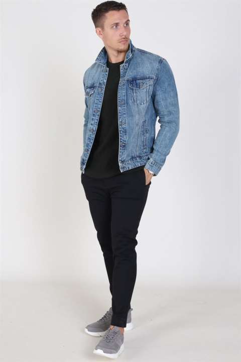 Only & Sons Coin Trucker Kurtki Blue Denim