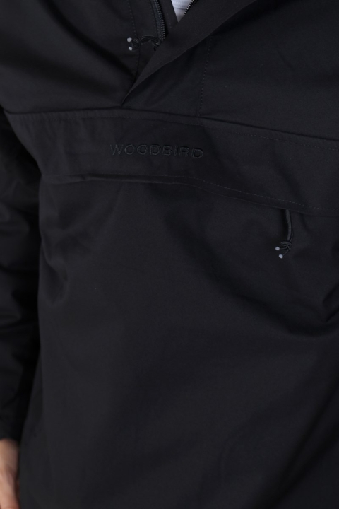 Woodbird Frenzy Anorak Kurtki Black