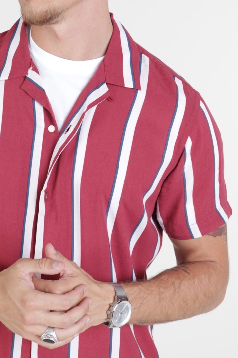 Jack & Jones Rayden Resort Koszule S/S Ketchup