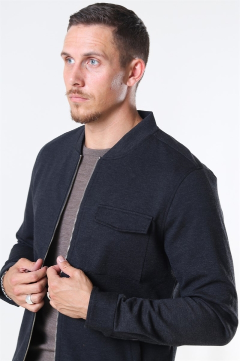 Lindbergh Kurtki Dark Grey Mix