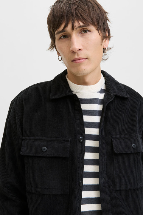 Jack & Jones Perfect Corduroy Overshirt Black