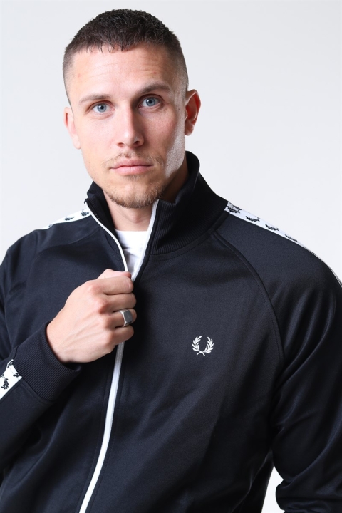 Fred Perry Taped Track Kurtki Black
