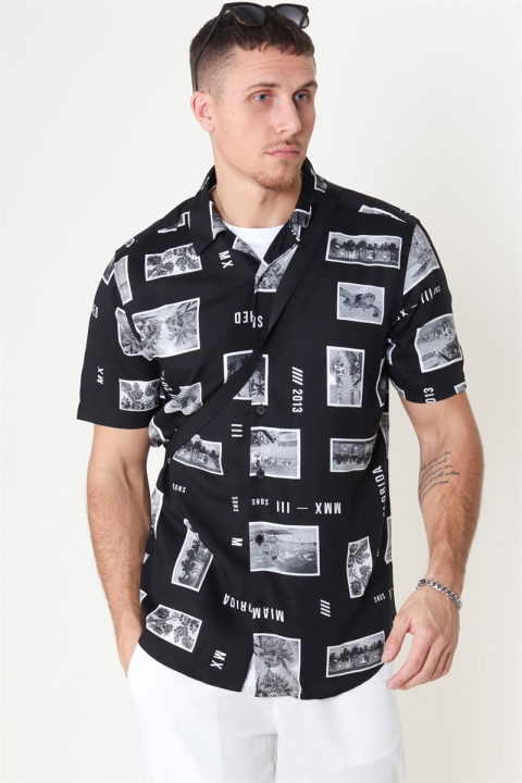 Only & Sons Oliver SS Printed Koszule Black
