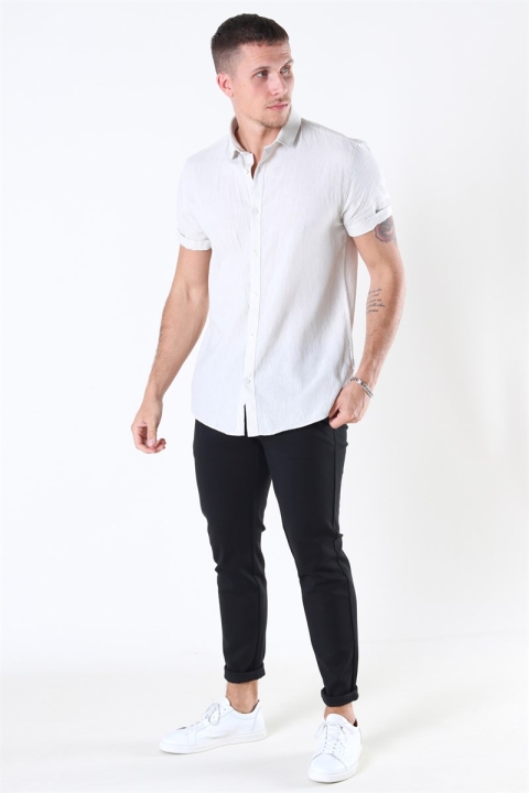 Lindbergh Casual Koszule S/S Sand