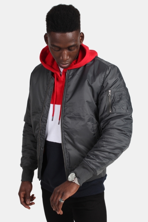 Urban Classics Bomber Kurtki Cool Grey