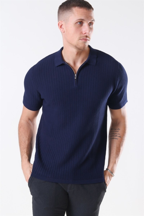 Jack & Jones Blabristol Dzianina SS Polo Maritime Blue