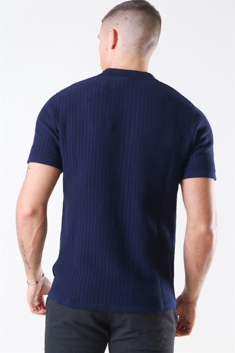 Jack & Jones Blabristol Dzianina SS Polo Maritime Blue