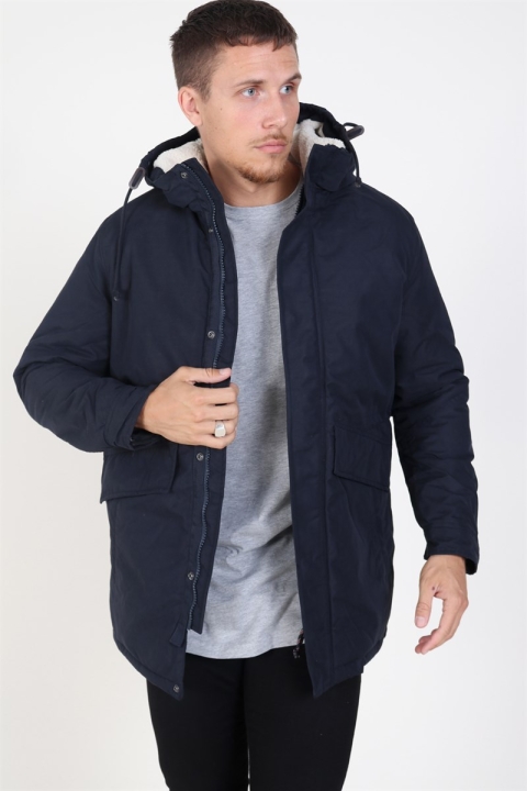 Jack & Jones Wetford Parka Kurtki Dark Navy