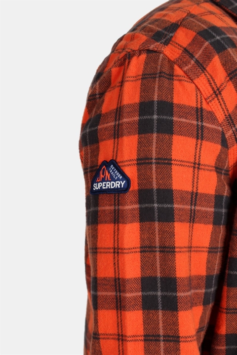 Superdry Rookie Ridge Koszule Broken Twill Orange