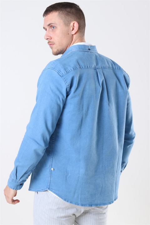 Kronstadt Johan Denim Koszule Light Blue