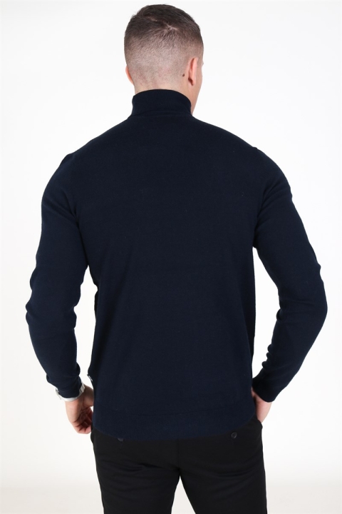 Only & Sons Mikkel 12 Rullekrave Dzianina Dark Navy