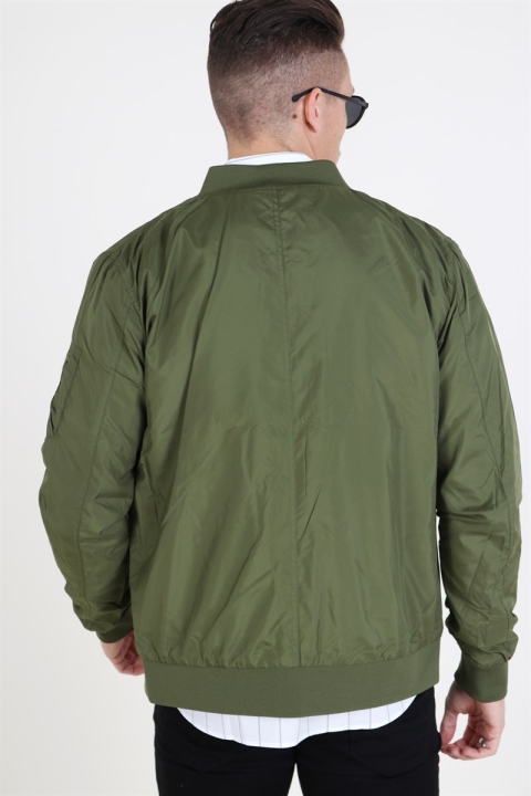 Urban Classics  Light Bomber Kurtki Olive