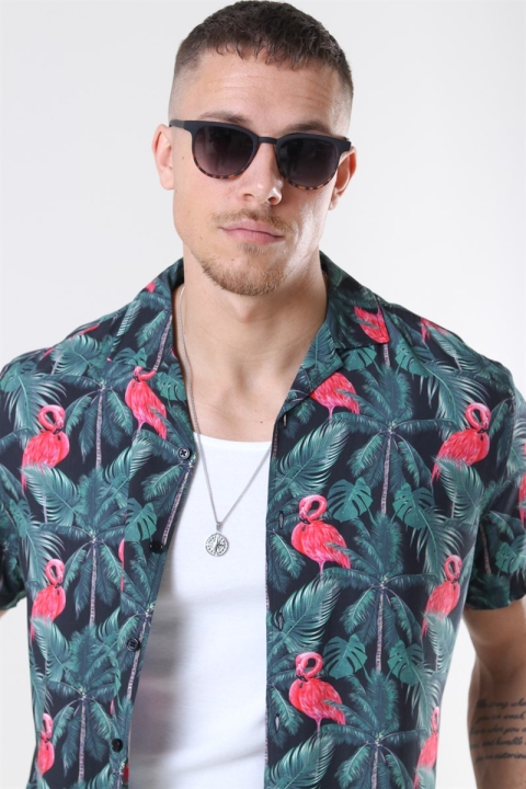 Clean Cut Theo Bowling Koszule S/S Theo AOP