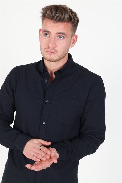 Only & Sons Alvaro LS Oxford Koszule Black