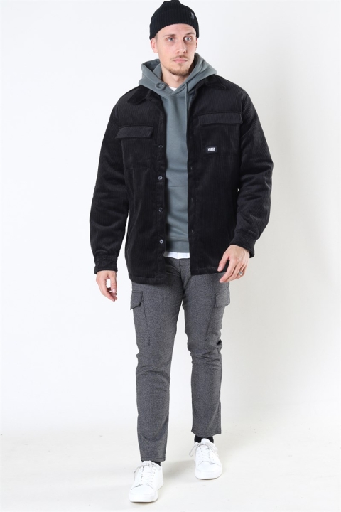 Urban Classics Corduroy Skjorte Kurtki Black