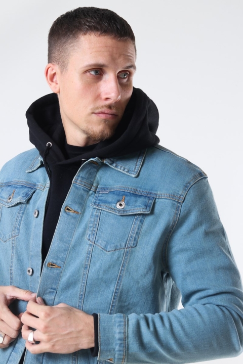 Solid Peyton Denim Kurtki Light Village Blue Denim