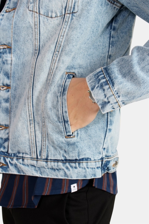 Just Junkies Rolf Very Light Blue Denim Kurtki
