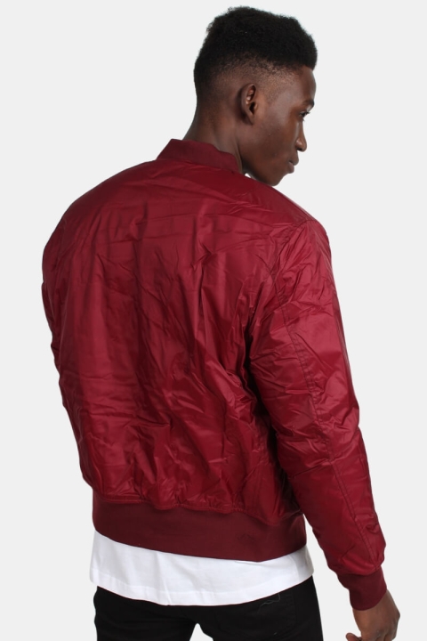 Urban Classics Bomber Kurtki Burgundy