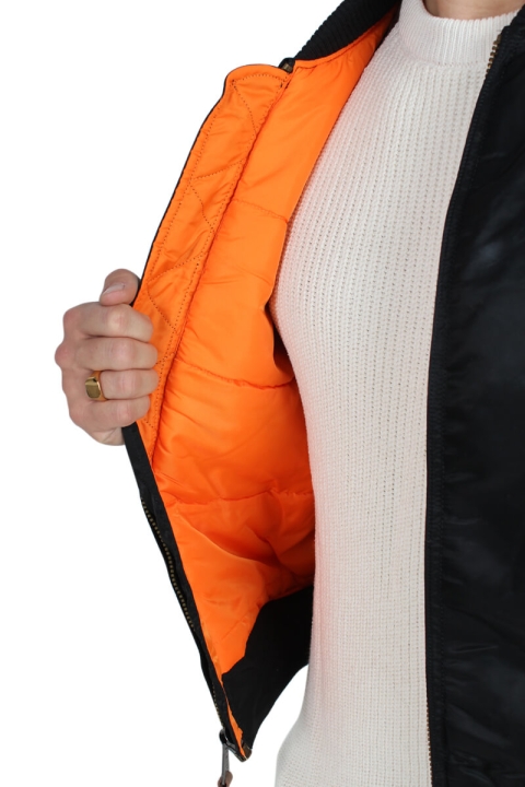 Alpha Industries MA-1 VF NASA Bomber Kurtki Black
