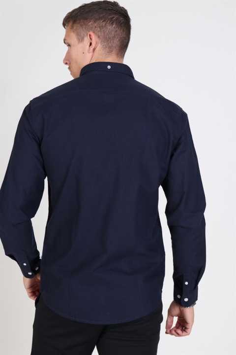 Kronstadt Johan Oxford Washed Koszule Navy