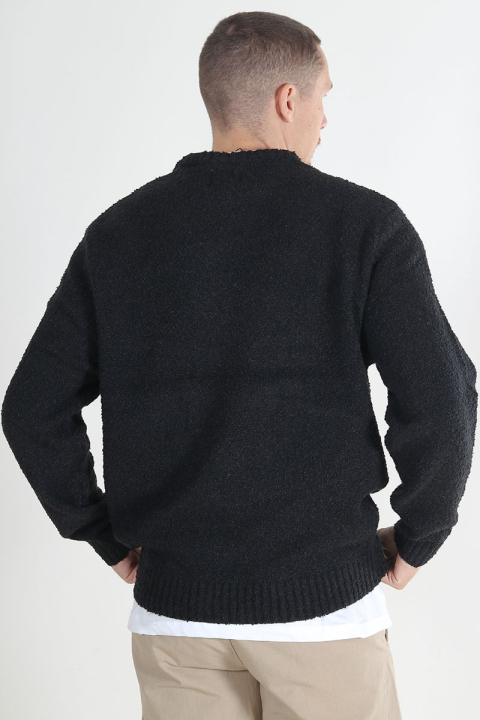 ONLY & SONS Rory Boucle Crew Knit Black