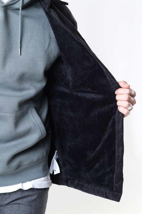 Urban Classics Corduroy Skjorte Kurtki Black