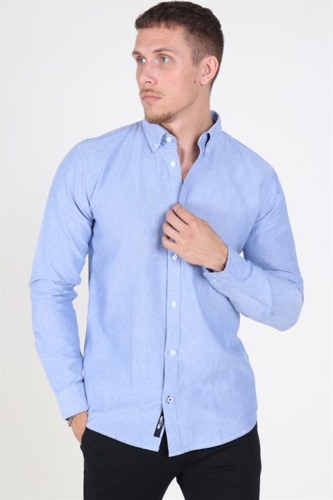 Only & Sons Oliver Organic Oxford Koszule Blue Bell