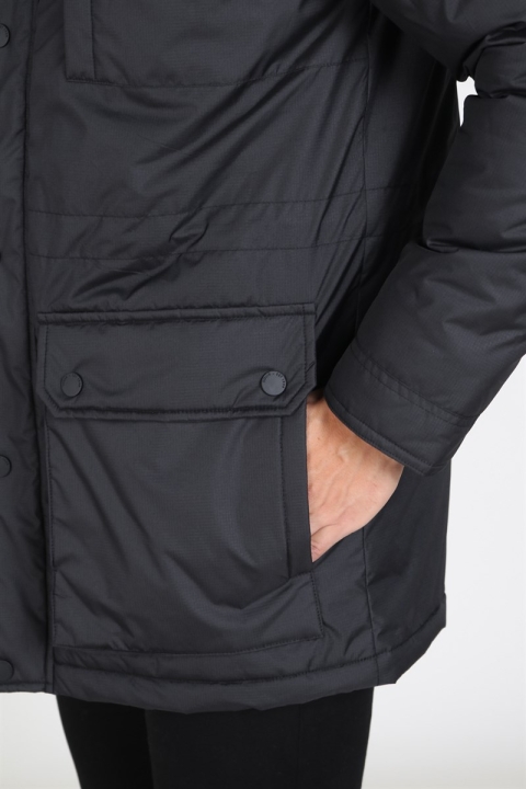 Solid Decker Parka Kurtki Black