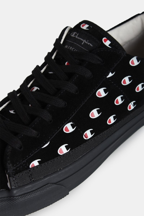 Champion Mercury Low Cut Suede Obuwie Black