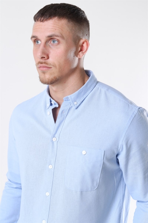 Kronstadt Johan Linen Koszule Light Blue
