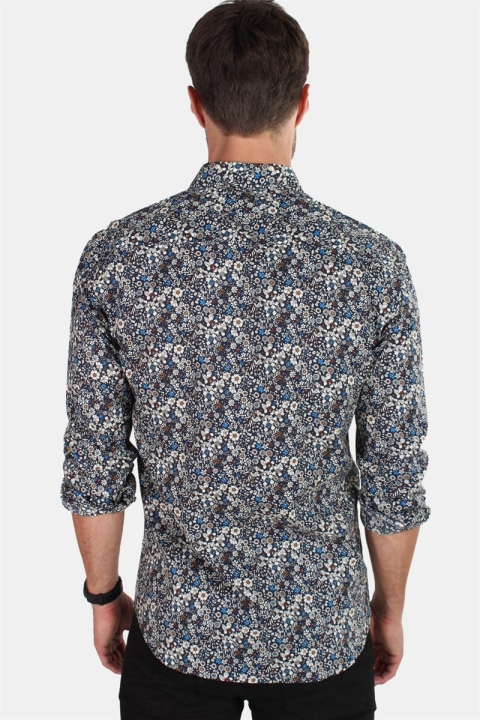 Clean Cut Sälen 70 L/S Koszule Navy