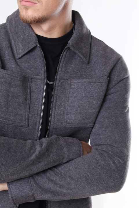 Jack & Jones Dawn Sweat Kurtki Grey Melange
