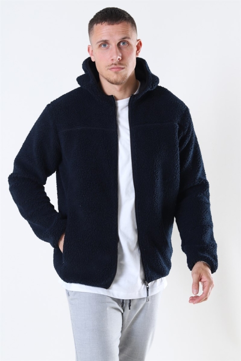Solid Lon Hood Kurtki Insignia Blue