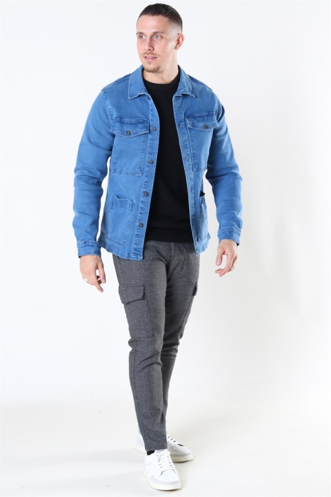 Denim Project Denim Over Kurtki Medium Blue