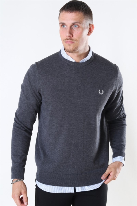 Fred Perry Classic CN Dzianina Graphite Marl