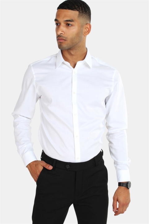 Jack & Jones Non Iron Koszule L/S White